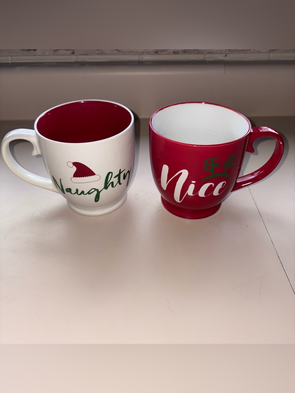 St. Nicholas Square Naughty & Nice 16 oz Mug Set